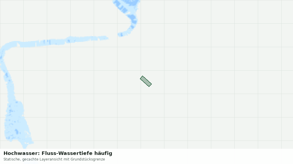 Statische Kartenansicht: Hochwasser: Fluss-Wassertiefe häufig