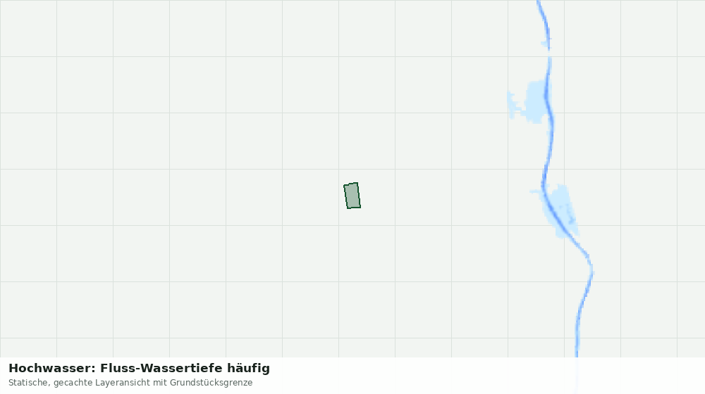 Statische Kartenansicht: Hochwasser: Fluss-Wassertiefe häufig