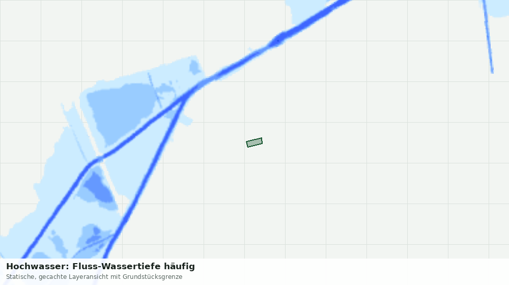 Statische Kartenansicht: Hochwasser: Fluss-Wassertiefe häufig