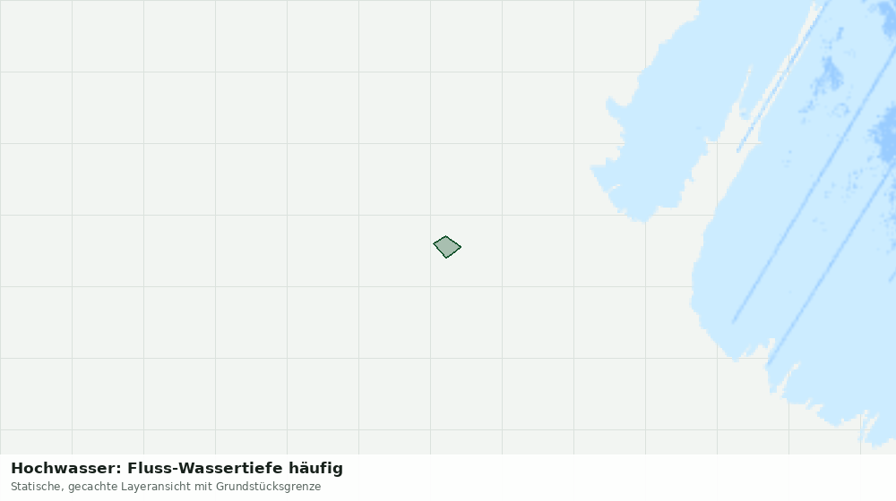 Statische Kartenansicht: Hochwasser: Fluss-Wassertiefe häufig