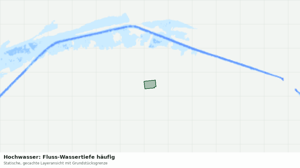 Statische Kartenansicht: Hochwasser: Fluss-Wassertiefe häufig