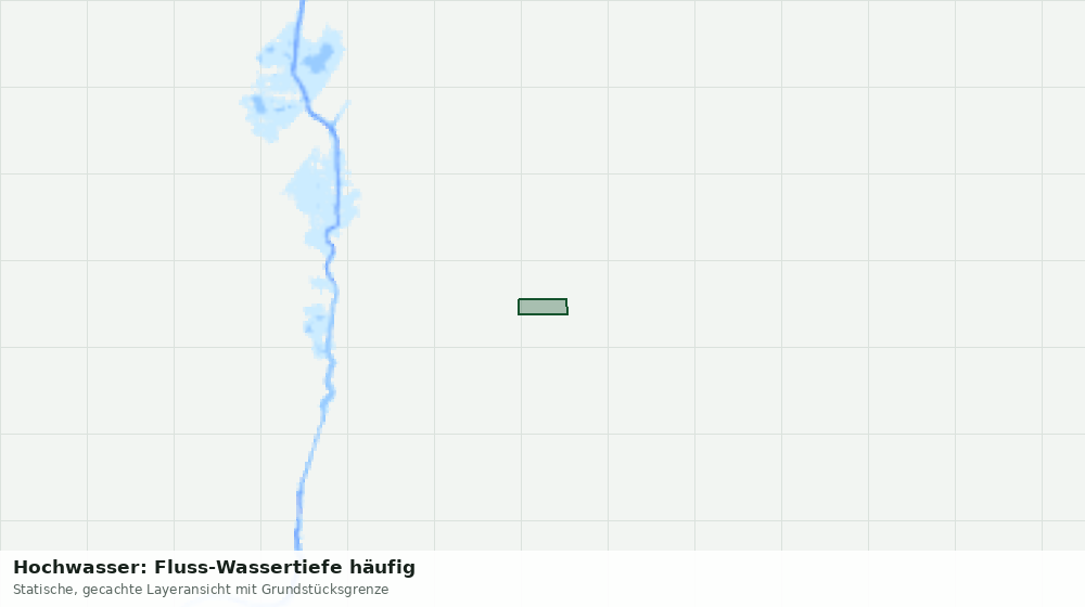 Statische Kartenansicht: Hochwasser: Fluss-Wassertiefe häufig