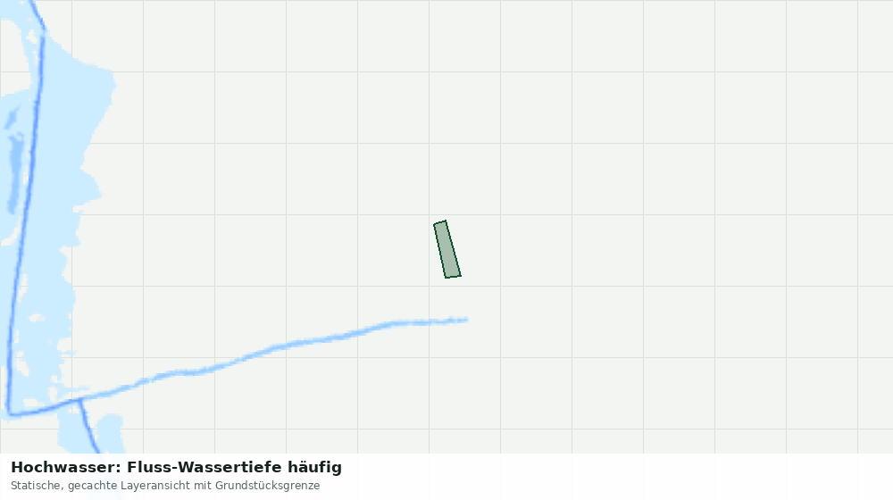 Statische Kartenansicht: Hochwasser: Fluss-Wassertiefe häufig