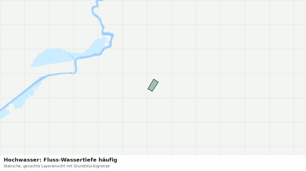 Statische Kartenansicht: Hochwasser: Fluss-Wassertiefe häufig