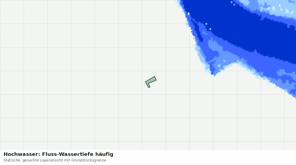 Statische Kartenansicht: Hochwasser: Fluss-Wassertiefe häufig
