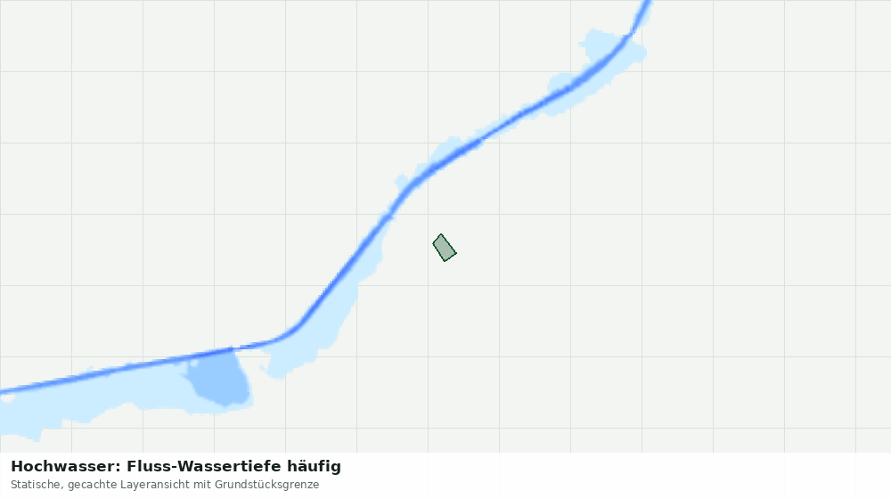 Statische Kartenansicht: Hochwasser: Fluss-Wassertiefe häufig