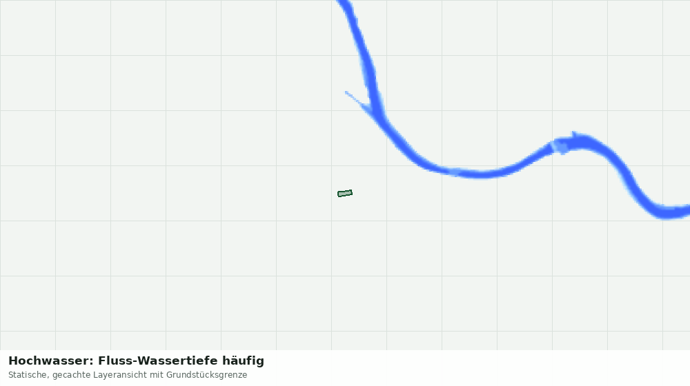 Statische Kartenansicht: Hochwasser: Fluss-Wassertiefe häufig