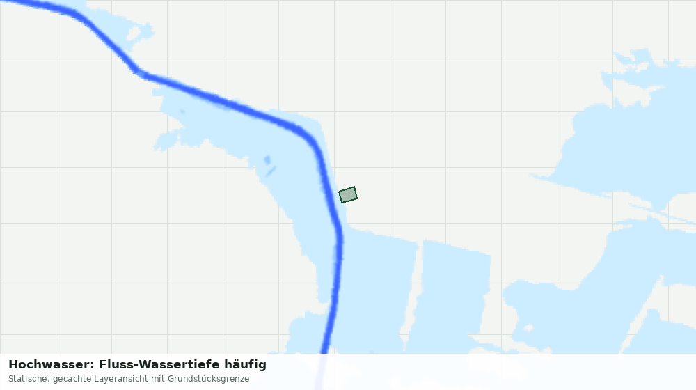 Statische Kartenansicht: Hochwasser: Fluss-Wassertiefe häufig