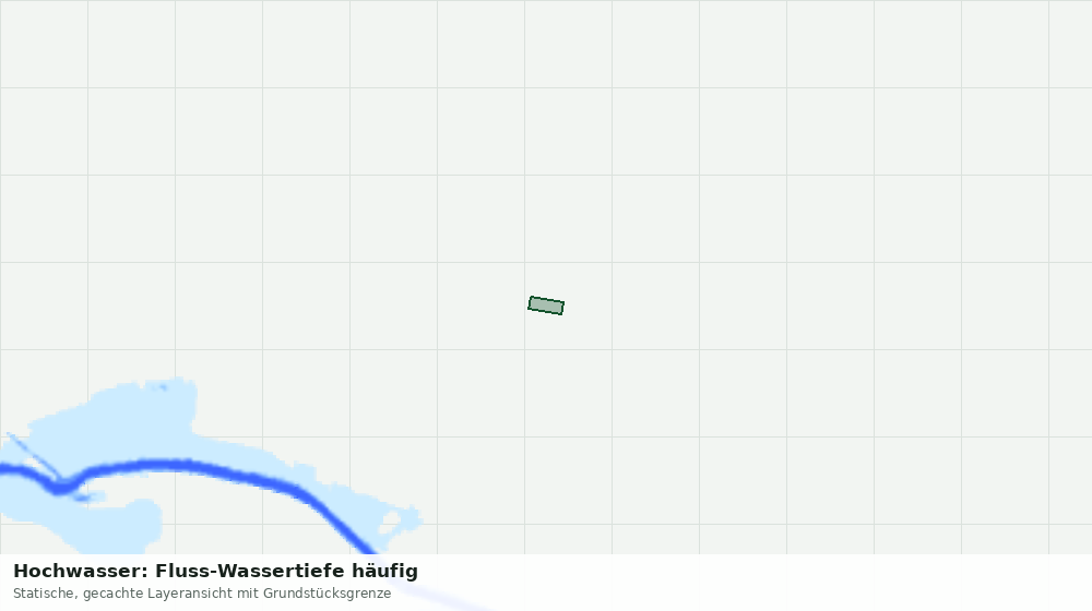 Statische Kartenansicht: Hochwasser: Fluss-Wassertiefe häufig
