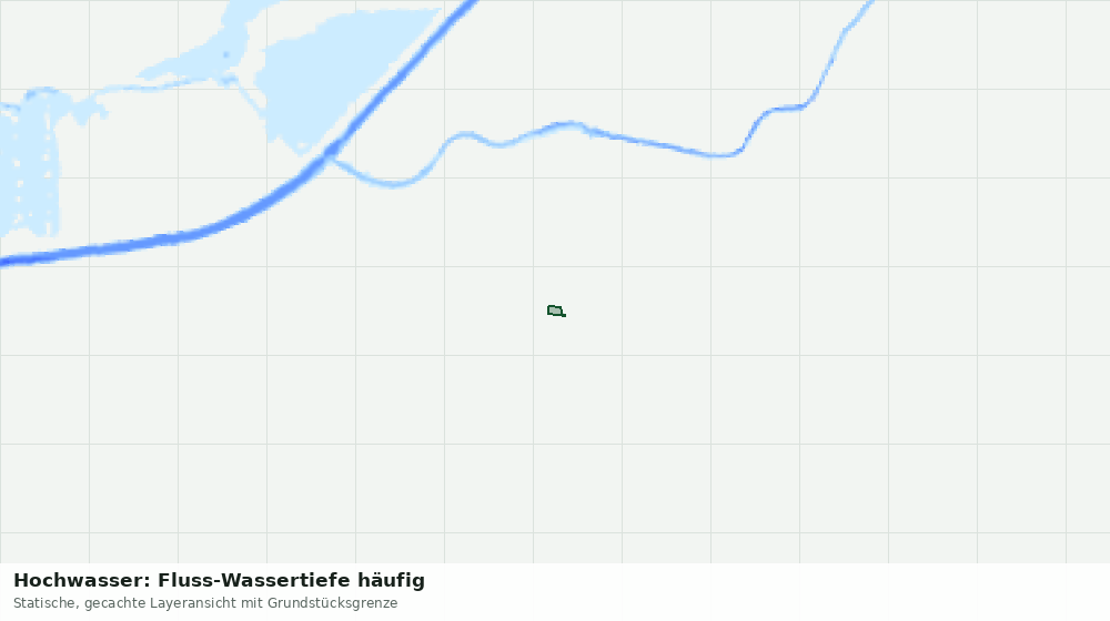 Statische Kartenansicht: Hochwasser: Fluss-Wassertiefe häufig