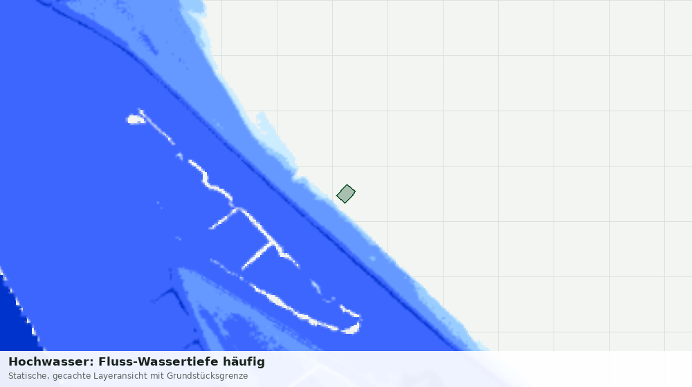 Statische Kartenansicht: Hochwasser: Fluss-Wassertiefe häufig