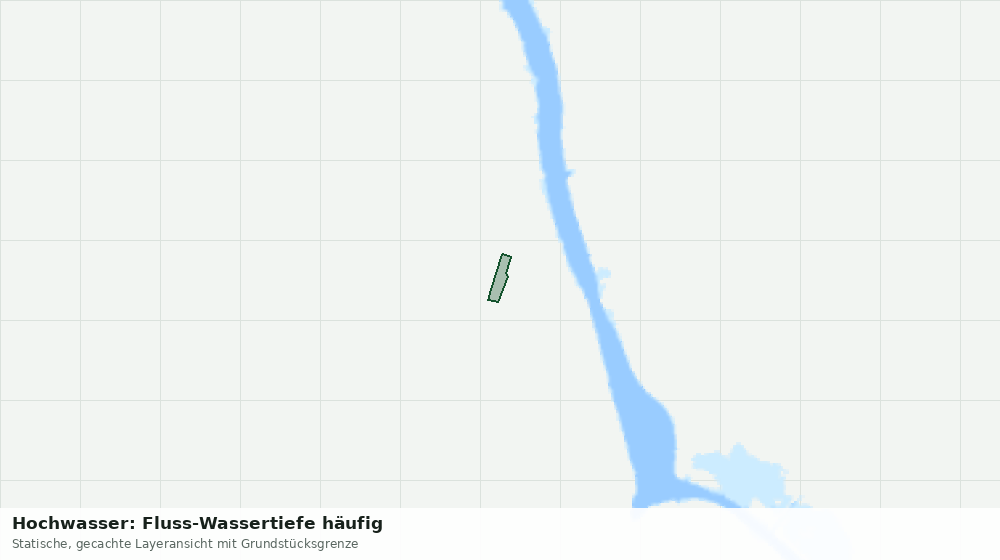 Statische Kartenansicht: Hochwasser: Fluss-Wassertiefe häufig