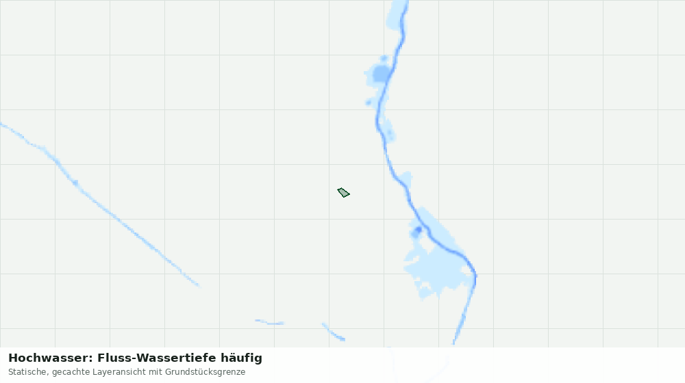 Statische Kartenansicht: Hochwasser: Fluss-Wassertiefe häufig