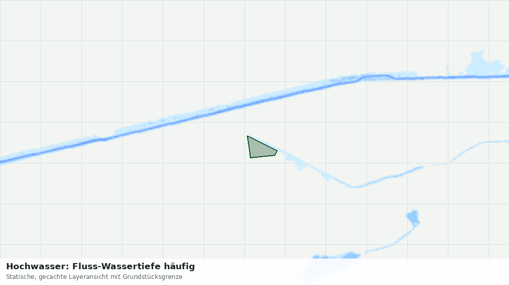 Statische Kartenansicht: Hochwasser: Fluss-Wassertiefe häufig