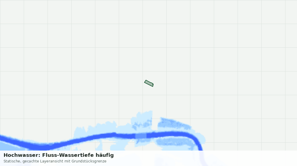 Statische Kartenansicht: Hochwasser: Fluss-Wassertiefe häufig