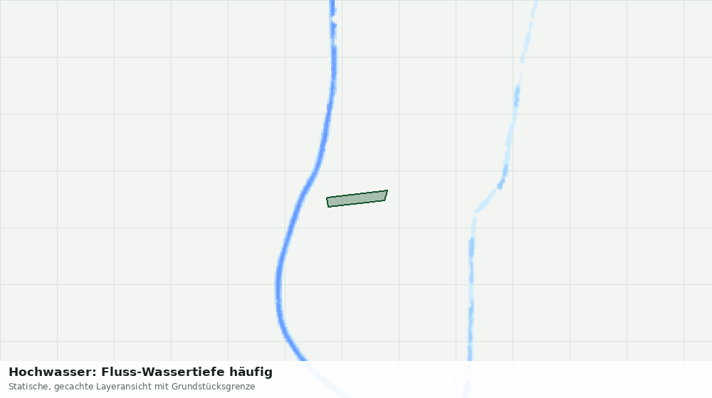 Statische Kartenansicht: Hochwasser: Fluss-Wassertiefe häufig