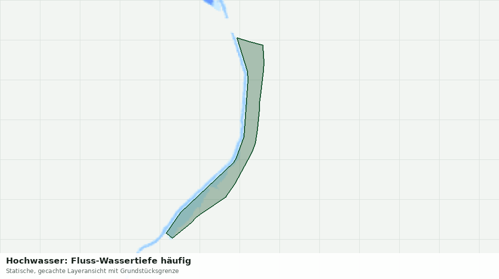 Statische Kartenansicht: Hochwasser: Fluss-Wassertiefe häufig