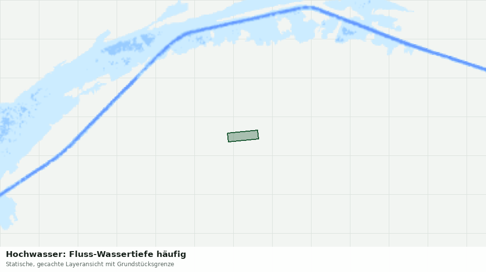 Statische Kartenansicht: Hochwasser: Fluss-Wassertiefe häufig
