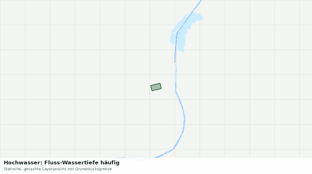 Statische Kartenansicht: Hochwasser: Fluss-Wassertiefe häufig
