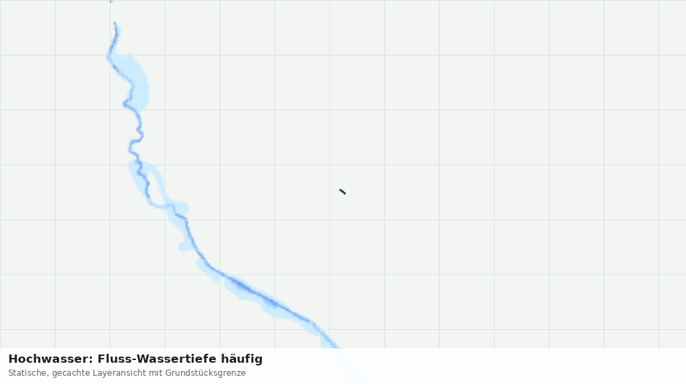 Statische Kartenansicht: Hochwasser: Fluss-Wassertiefe häufig