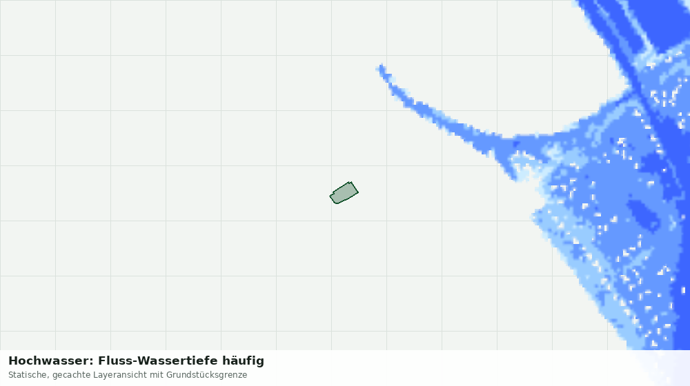 Statische Kartenansicht: Hochwasser: Fluss-Wassertiefe häufig
