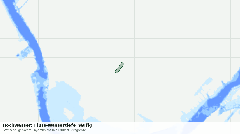 Statische Kartenansicht: Hochwasser: Fluss-Wassertiefe häufig