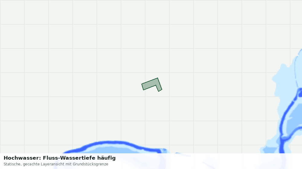 Statische Kartenansicht: Hochwasser: Fluss-Wassertiefe häufig