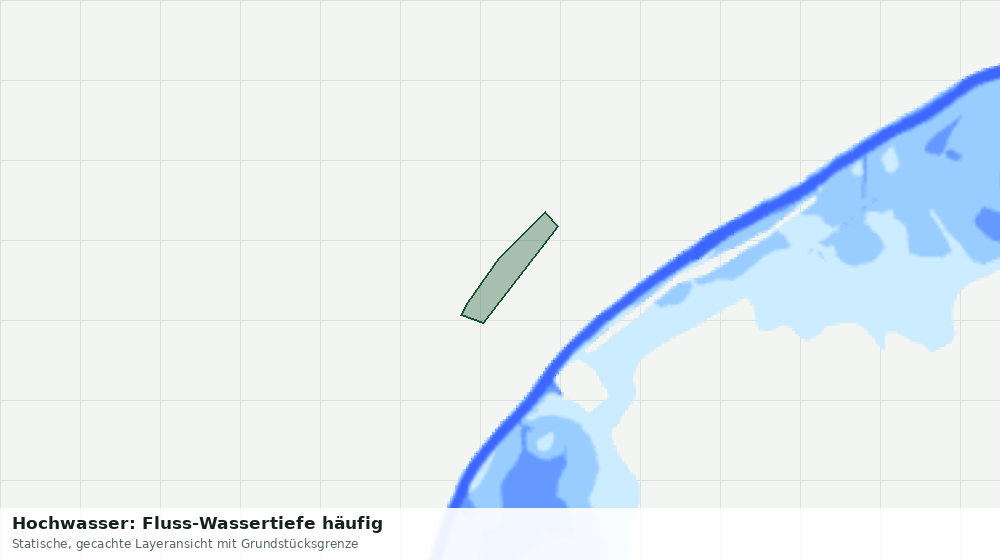 Statische Kartenansicht: Hochwasser: Fluss-Wassertiefe häufig