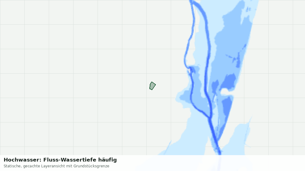 Statische Kartenansicht: Hochwasser: Fluss-Wassertiefe häufig