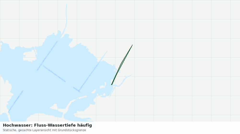 Statische Kartenansicht: Hochwasser: Fluss-Wassertiefe häufig