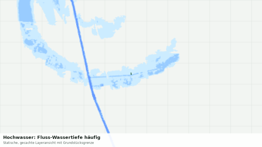 Statische Kartenansicht: Hochwasser: Fluss-Wassertiefe häufig