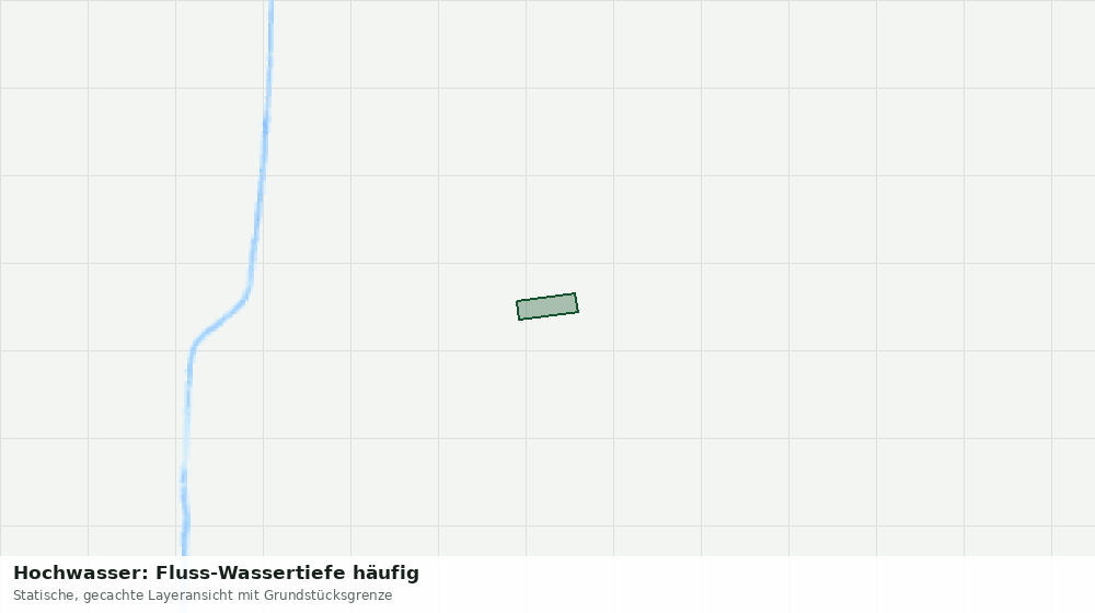 Statische Kartenansicht: Hochwasser: Fluss-Wassertiefe häufig
