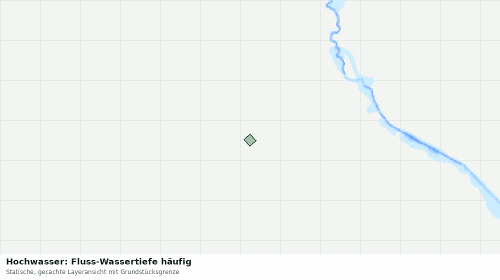 Statische Kartenansicht: Hochwasser: Fluss-Wassertiefe häufig