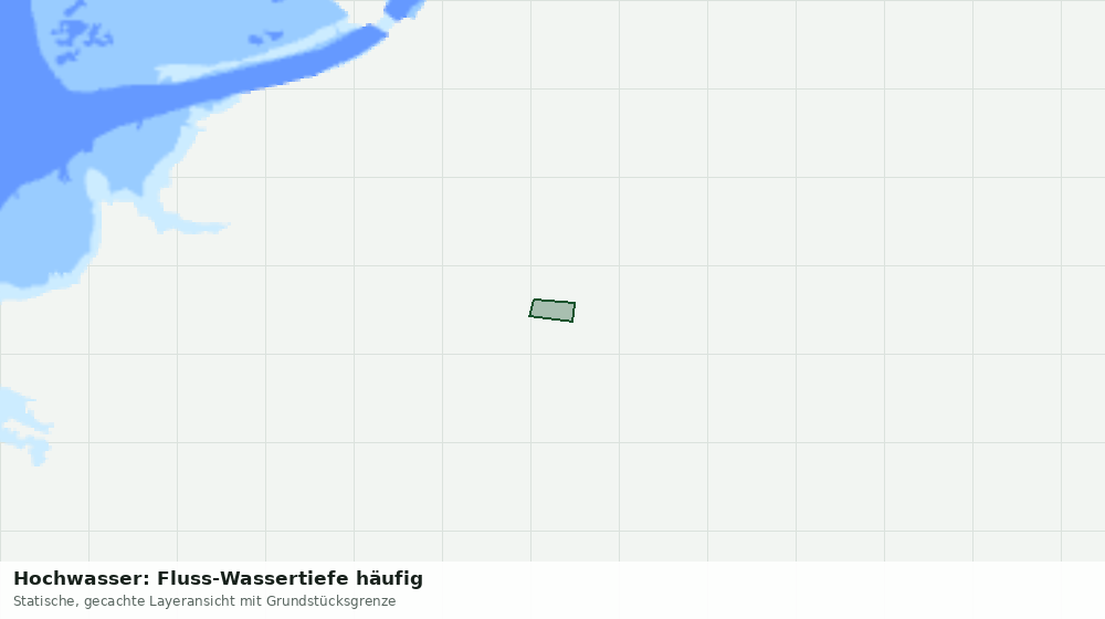 Statische Kartenansicht: Hochwasser: Fluss-Wassertiefe häufig