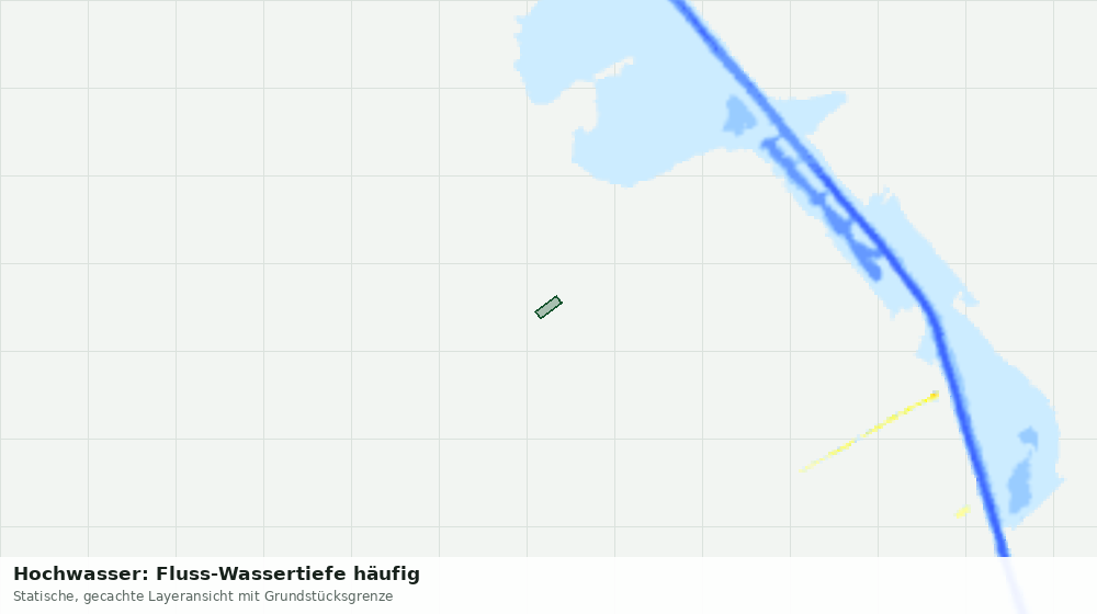 Statische Kartenansicht: Hochwasser: Fluss-Wassertiefe häufig