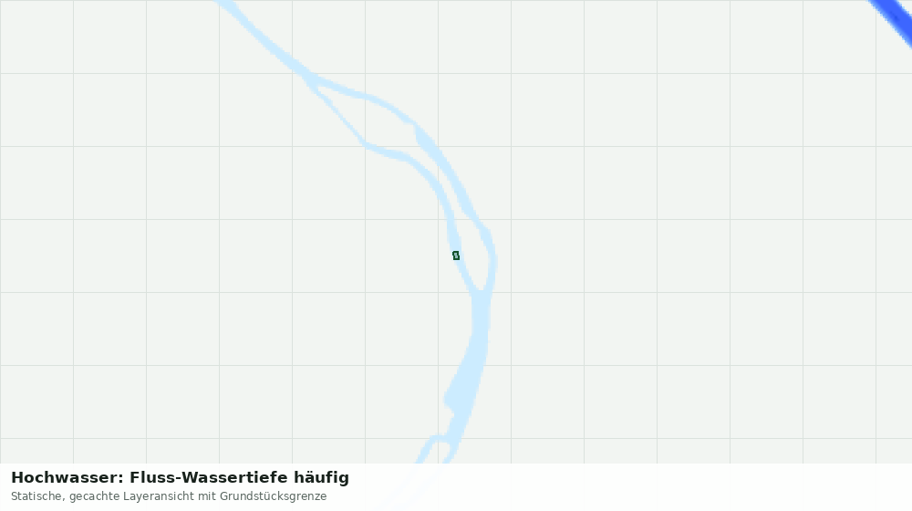 Statische Kartenansicht: Hochwasser: Fluss-Wassertiefe häufig