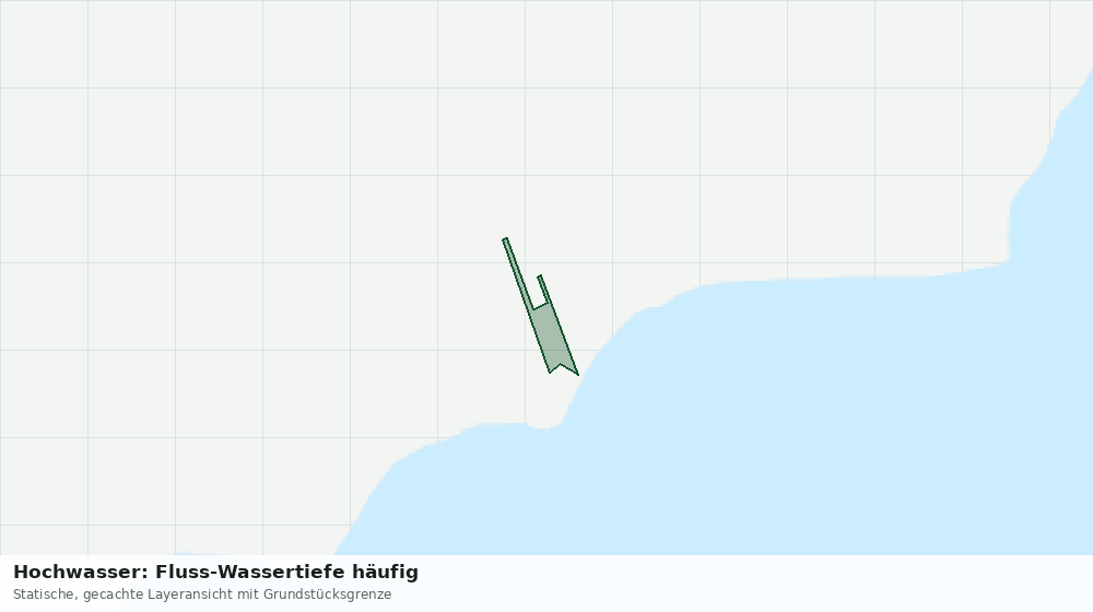 Statische Kartenansicht: Hochwasser: Fluss-Wassertiefe häufig