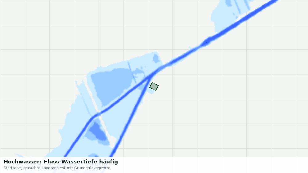 Statische Kartenansicht: Hochwasser: Fluss-Wassertiefe häufig