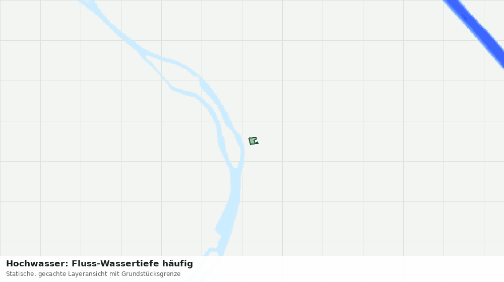 Statische Kartenansicht: Hochwasser: Fluss-Wassertiefe häufig