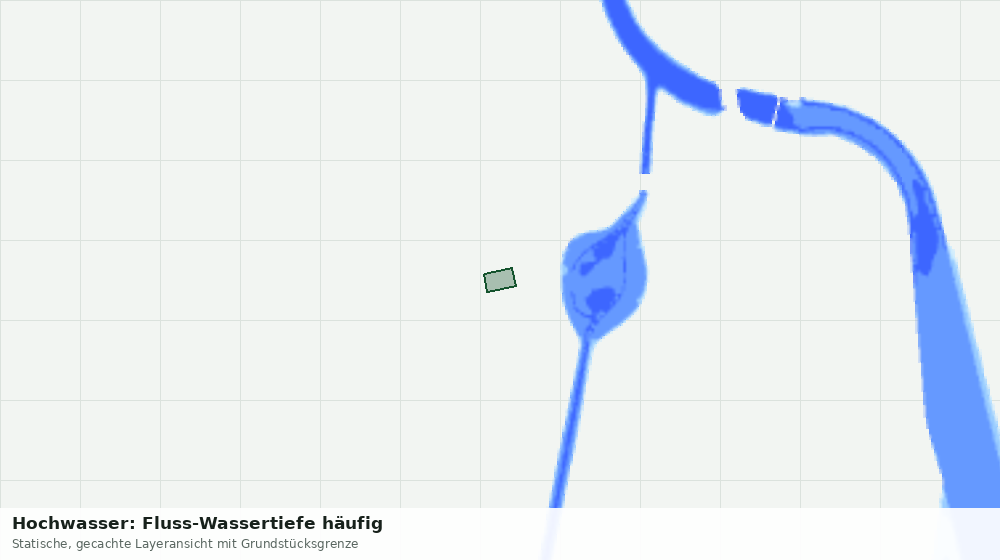 Statische Kartenansicht: Hochwasser: Fluss-Wassertiefe häufig