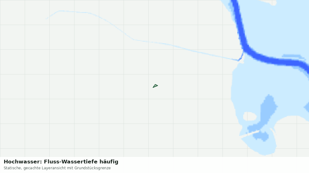 Statische Kartenansicht: Hochwasser: Fluss-Wassertiefe häufig