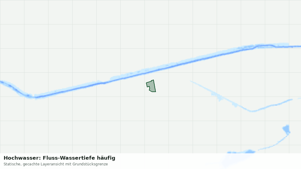 Statische Kartenansicht: Hochwasser: Fluss-Wassertiefe häufig