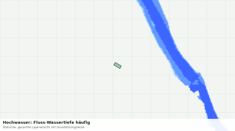 Statische Kartenansicht: Hochwasser: Fluss-Wassertiefe häufig