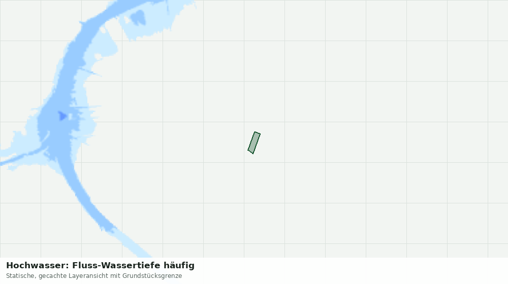 Statische Kartenansicht: Hochwasser: Fluss-Wassertiefe häufig