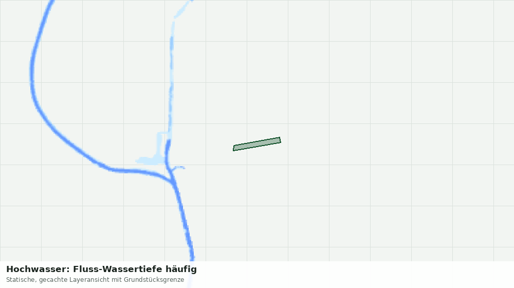 Statische Kartenansicht: Hochwasser: Fluss-Wassertiefe häufig
