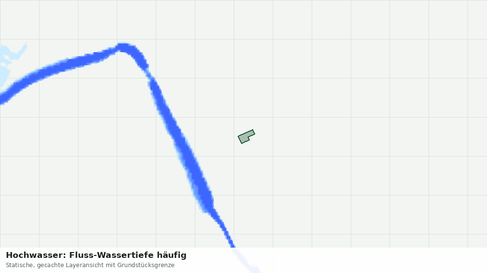 Statische Kartenansicht: Hochwasser: Fluss-Wassertiefe häufig