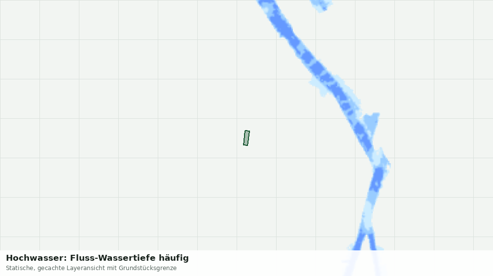 Statische Kartenansicht: Hochwasser: Fluss-Wassertiefe häufig