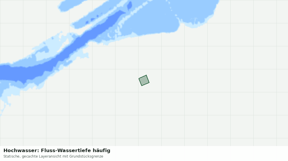 Statische Kartenansicht: Hochwasser: Fluss-Wassertiefe häufig