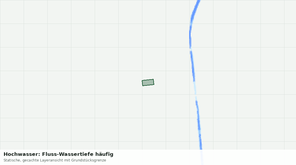 Statische Kartenansicht: Hochwasser: Fluss-Wassertiefe häufig