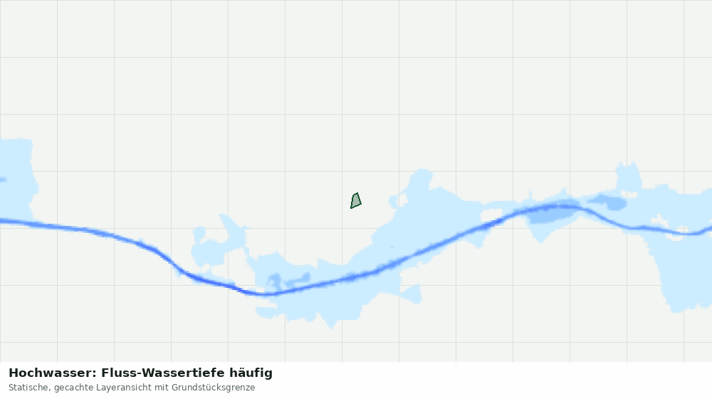 Statische Kartenansicht: Hochwasser: Fluss-Wassertiefe häufig